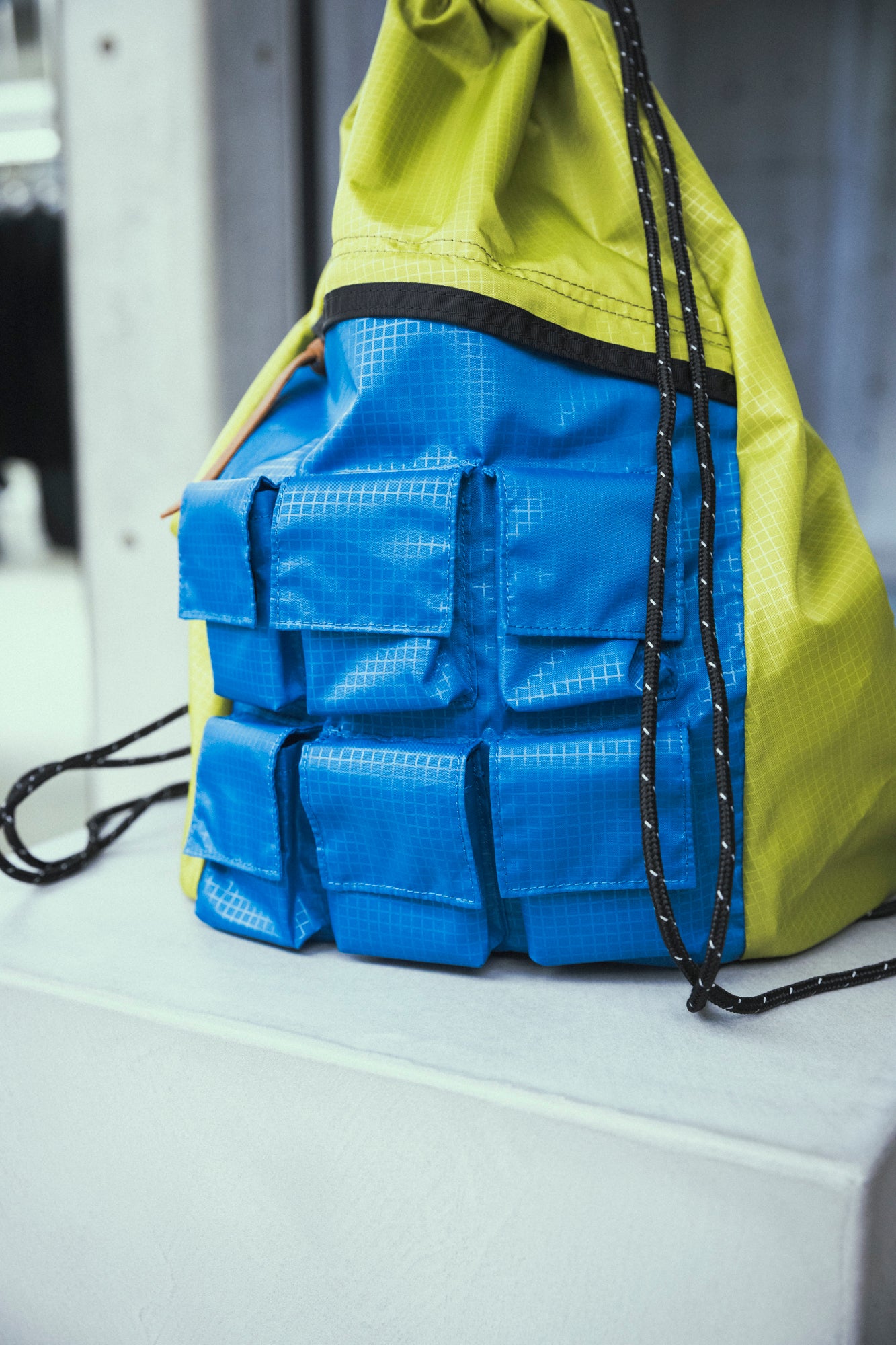 PARASITE KNAPSAC -GREEN×BLUE-