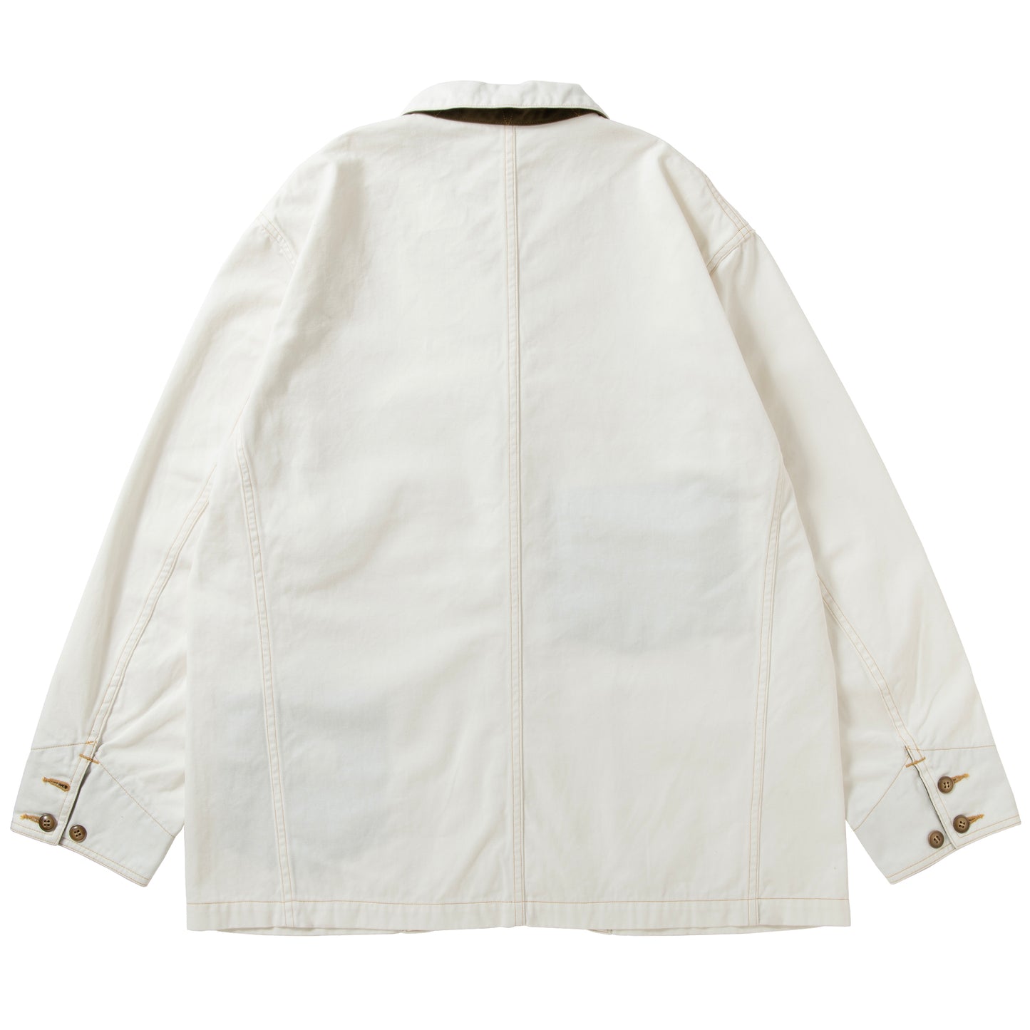 WHITE TWILL CHORE JKT