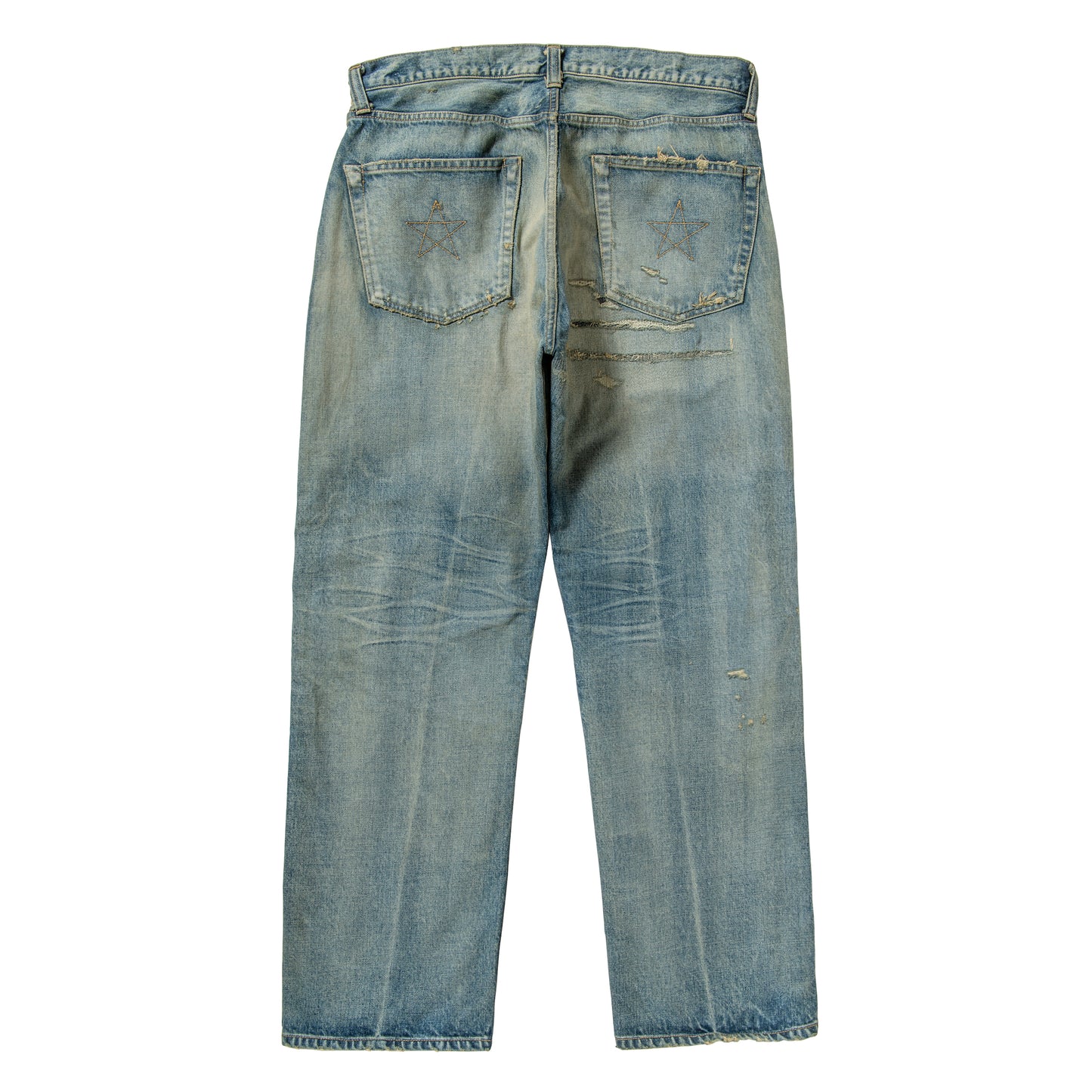 DAMAGED DENIM PANTS