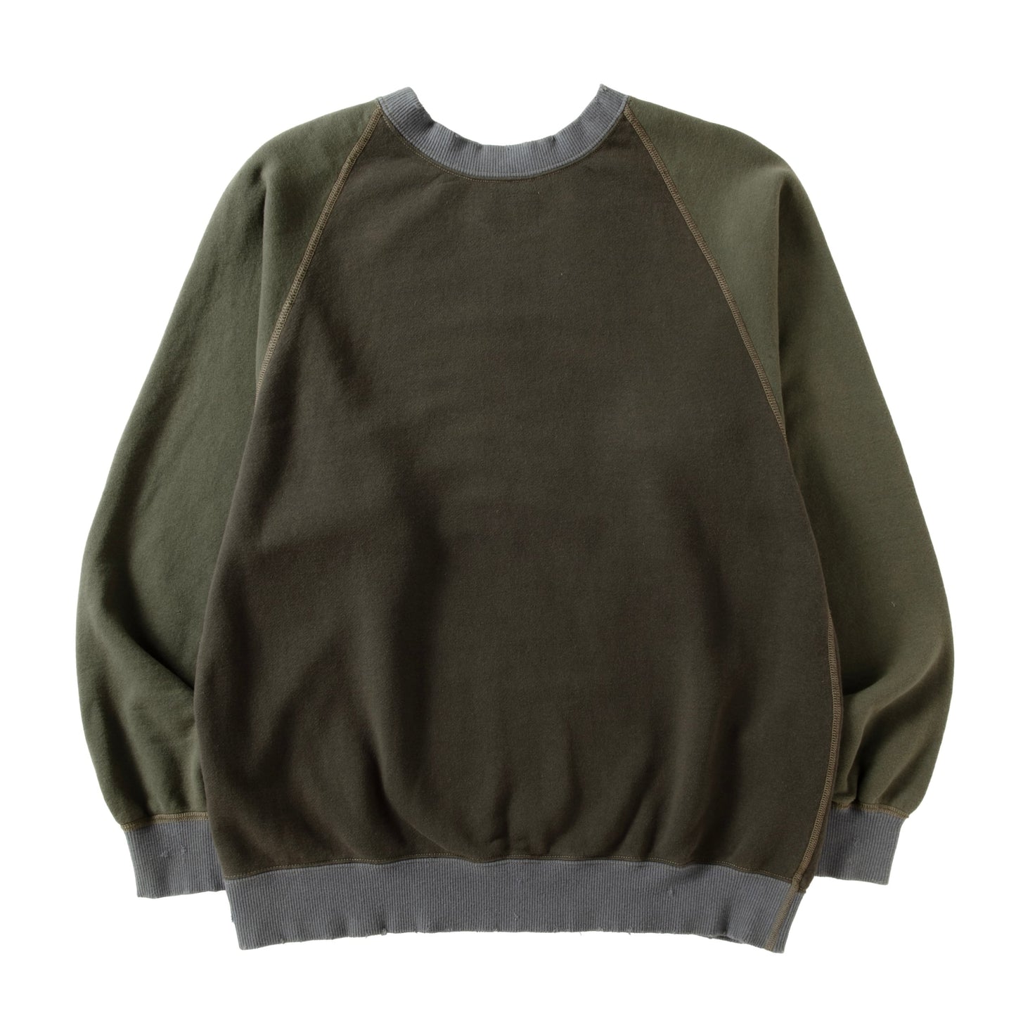 R/S DAMAGED 3TONE SWEAT