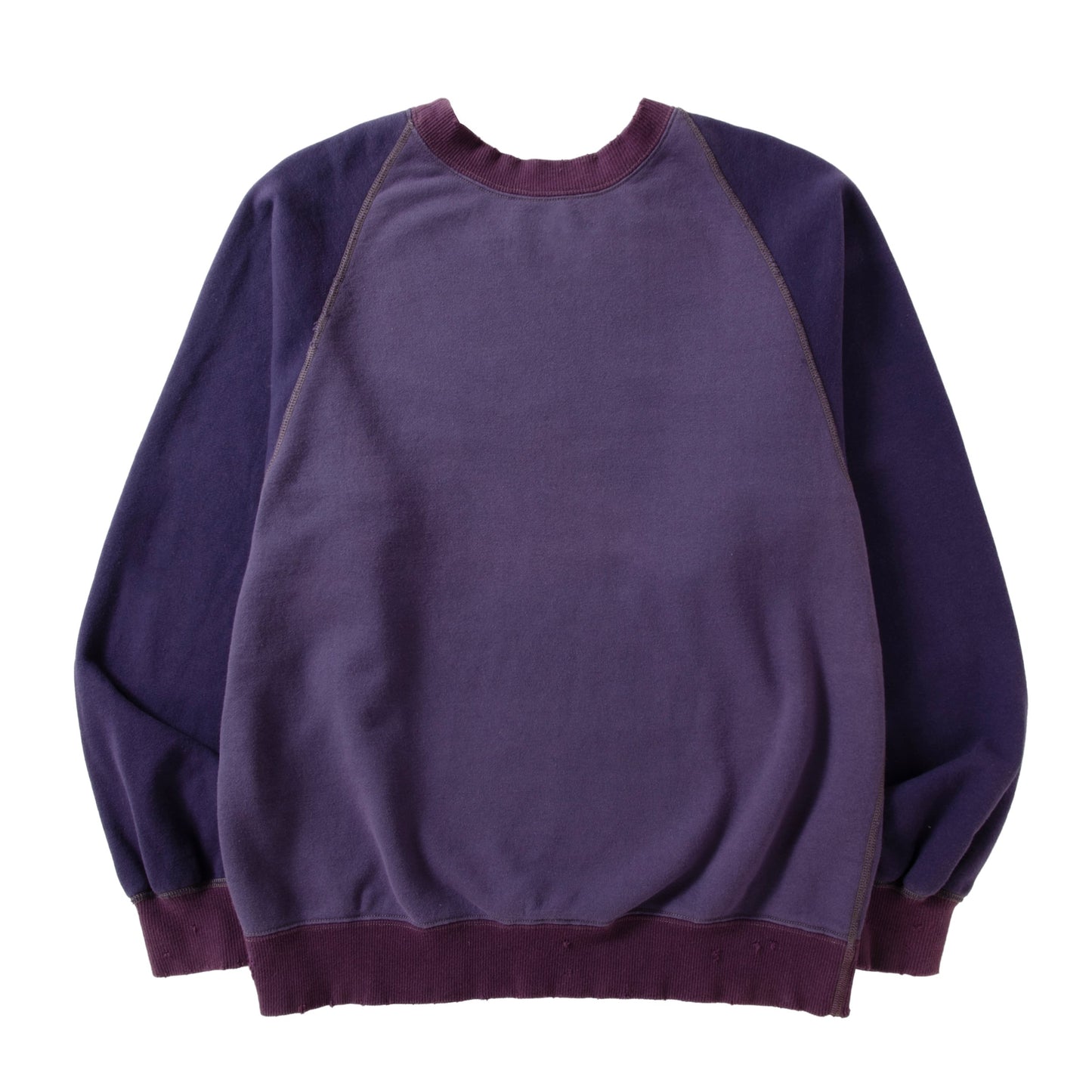 R/S DAMAGED 3TONE SWEAT