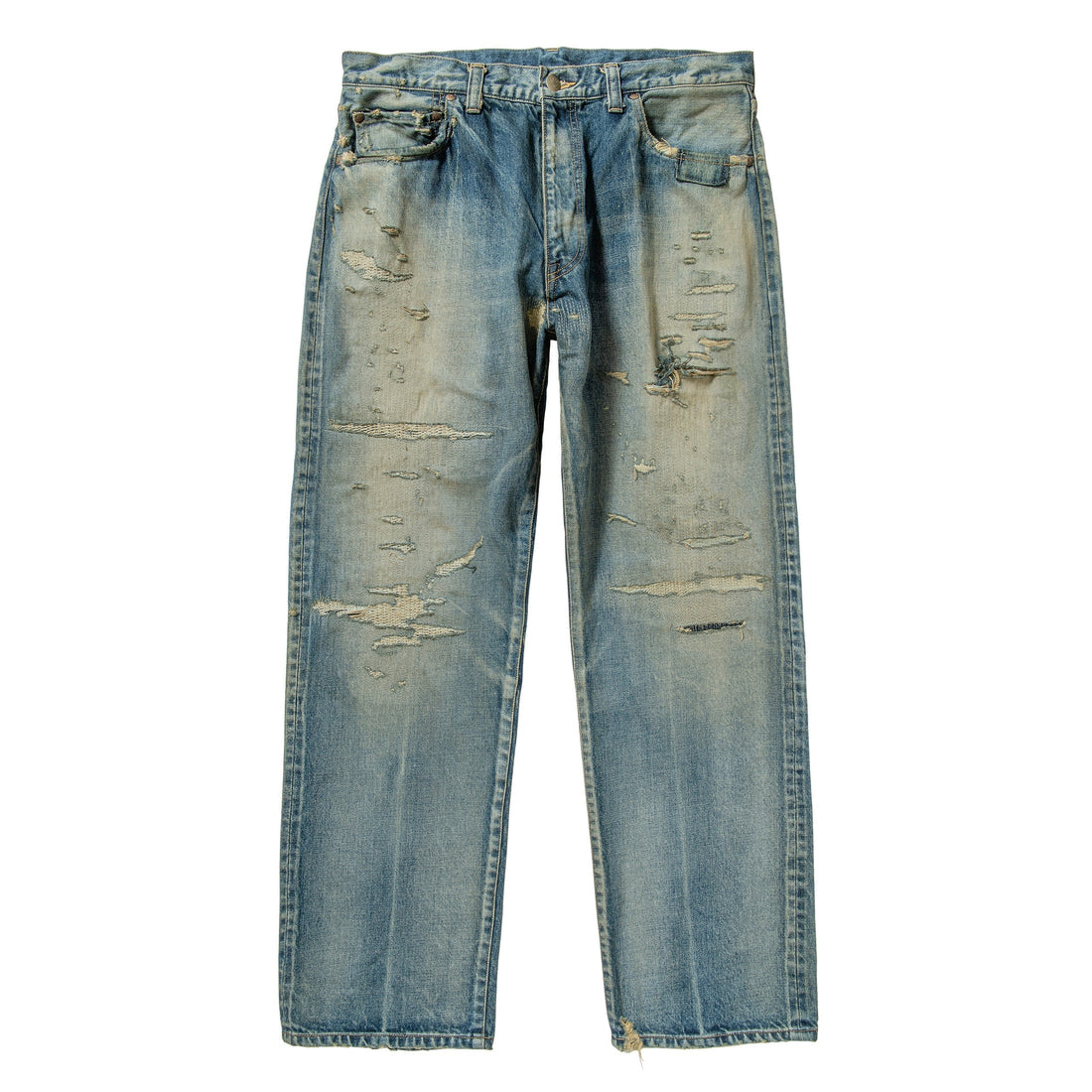 DAMAGED DENIM PANTS