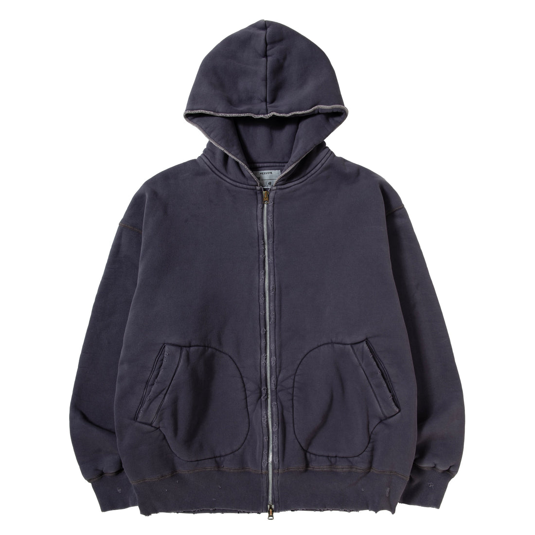 DAMAGED W-FACE LOCK HOODIE