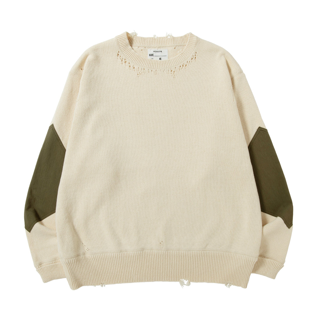 DAMAGED COTTON KNIT