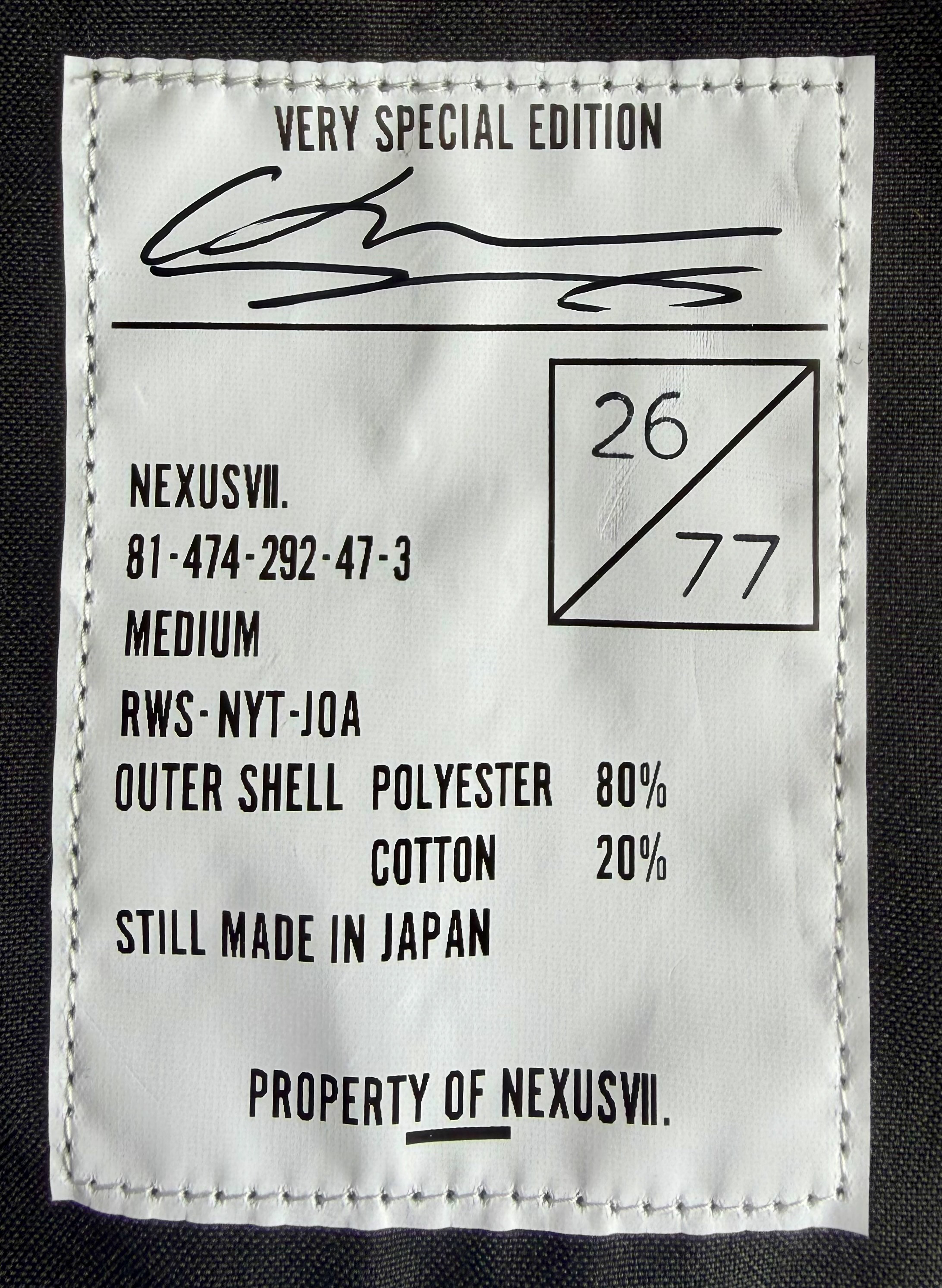 HAROSHI DRIZZLER JKT – NEXUSVII.