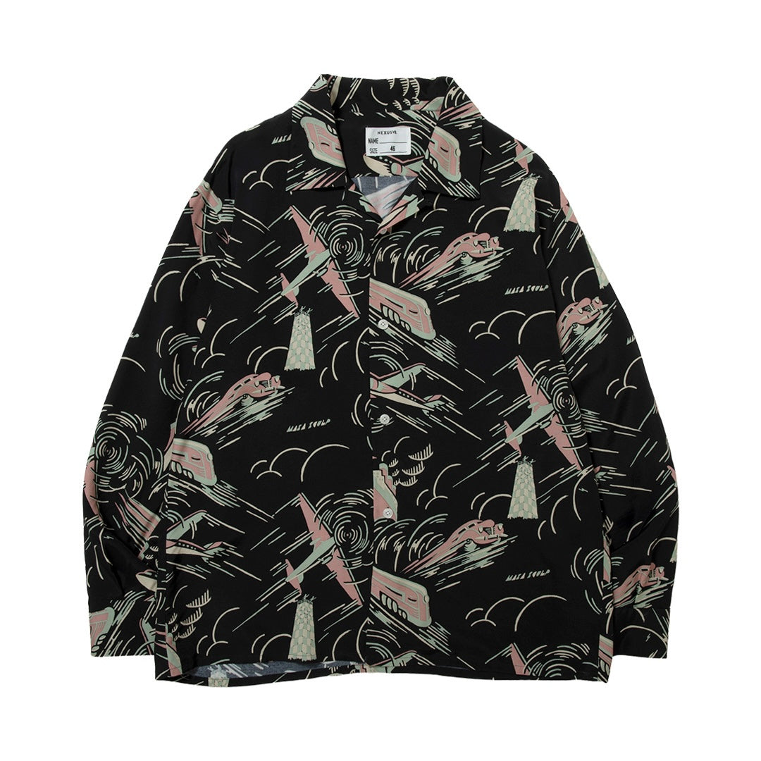 OPEN COLLAR SHIRT『TRANSPORTATION』