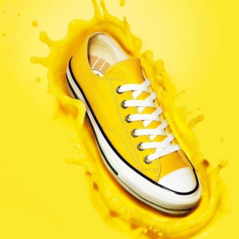 CHUCK TAYLOR LEATHER OX-YELLOW