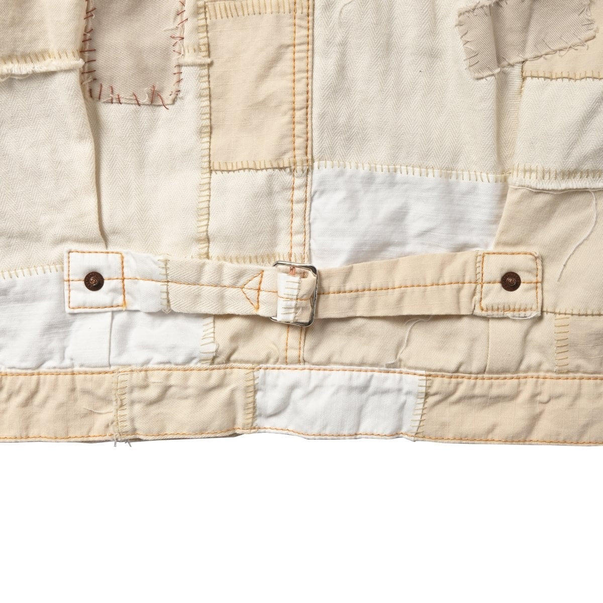 CRUSTED T-BACK JACKET HAND BLIND STITCH