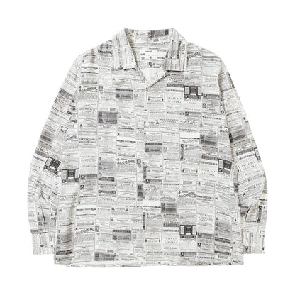 OPEN COLLAR SHIRT『POISON BOTTLE』