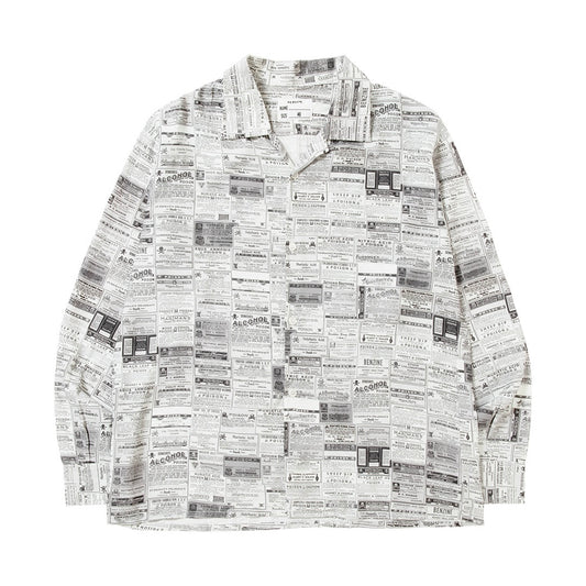 OPEN COLLAR SHIRT『POISON BOTTLE』