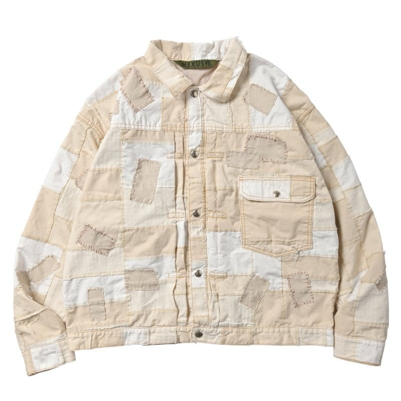 CRUSTED T-BACK JACKET HAND BLIND STITCH
