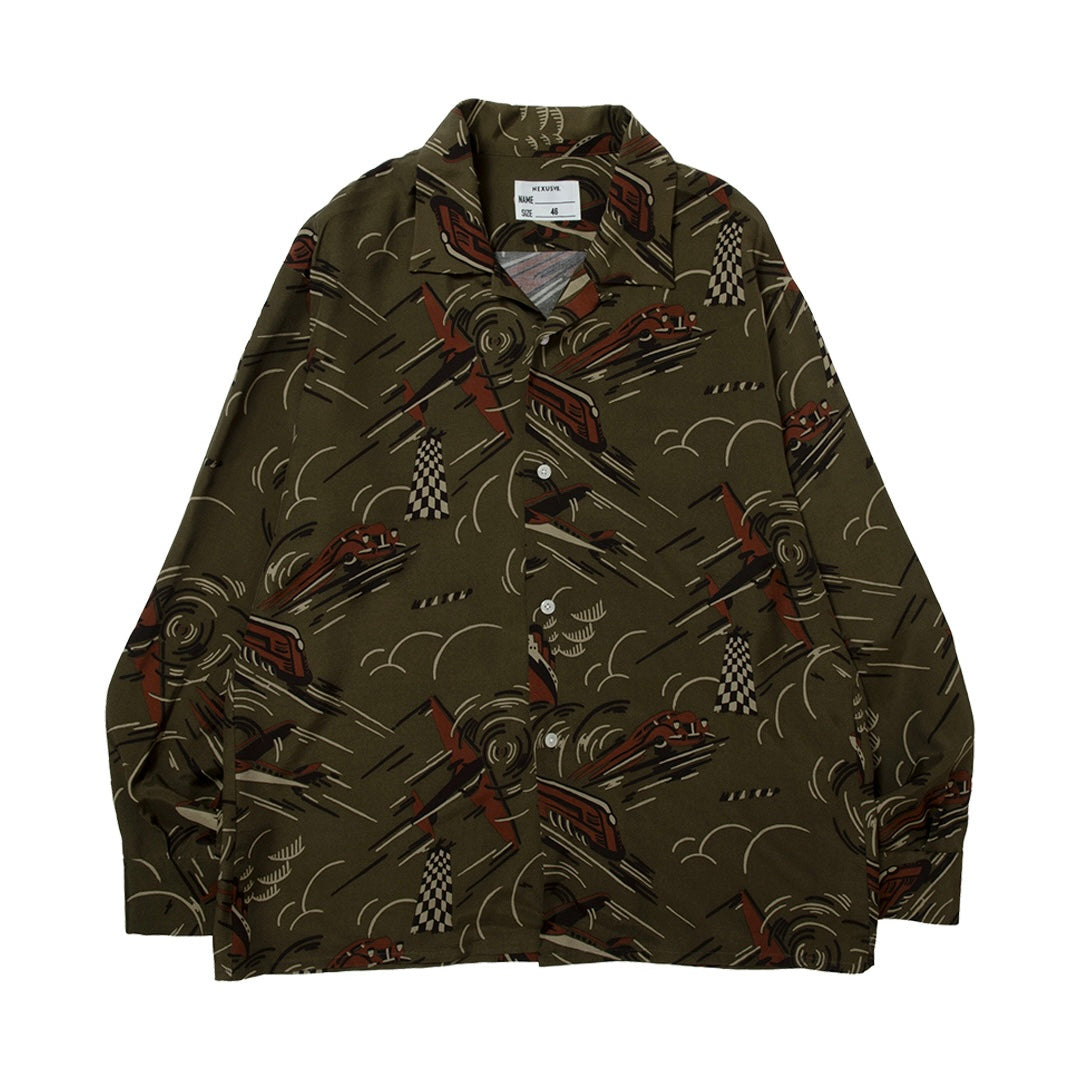 OPEN COLLAR SHIRT『TRANSPORTATION』