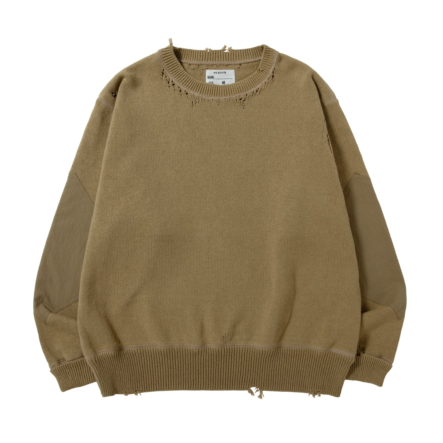 DAMAGED COTTON KNIT