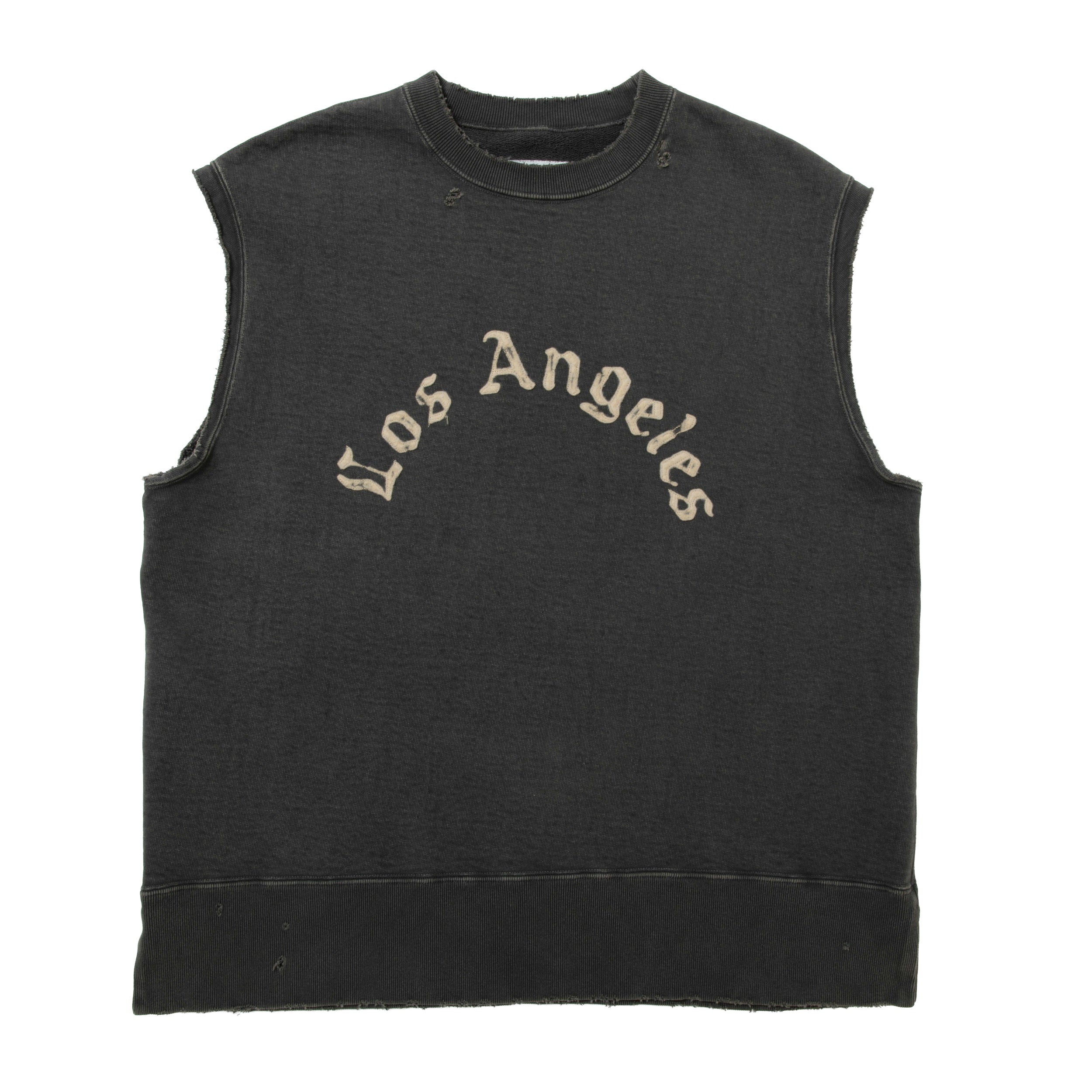 ネクサスセブン DAMAGED CREW VEST NEXUSVII. DAMAGED CREW VEST・FADE GREEN - tity