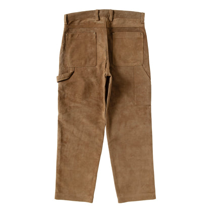 SUEDE W-KNEE PANTS