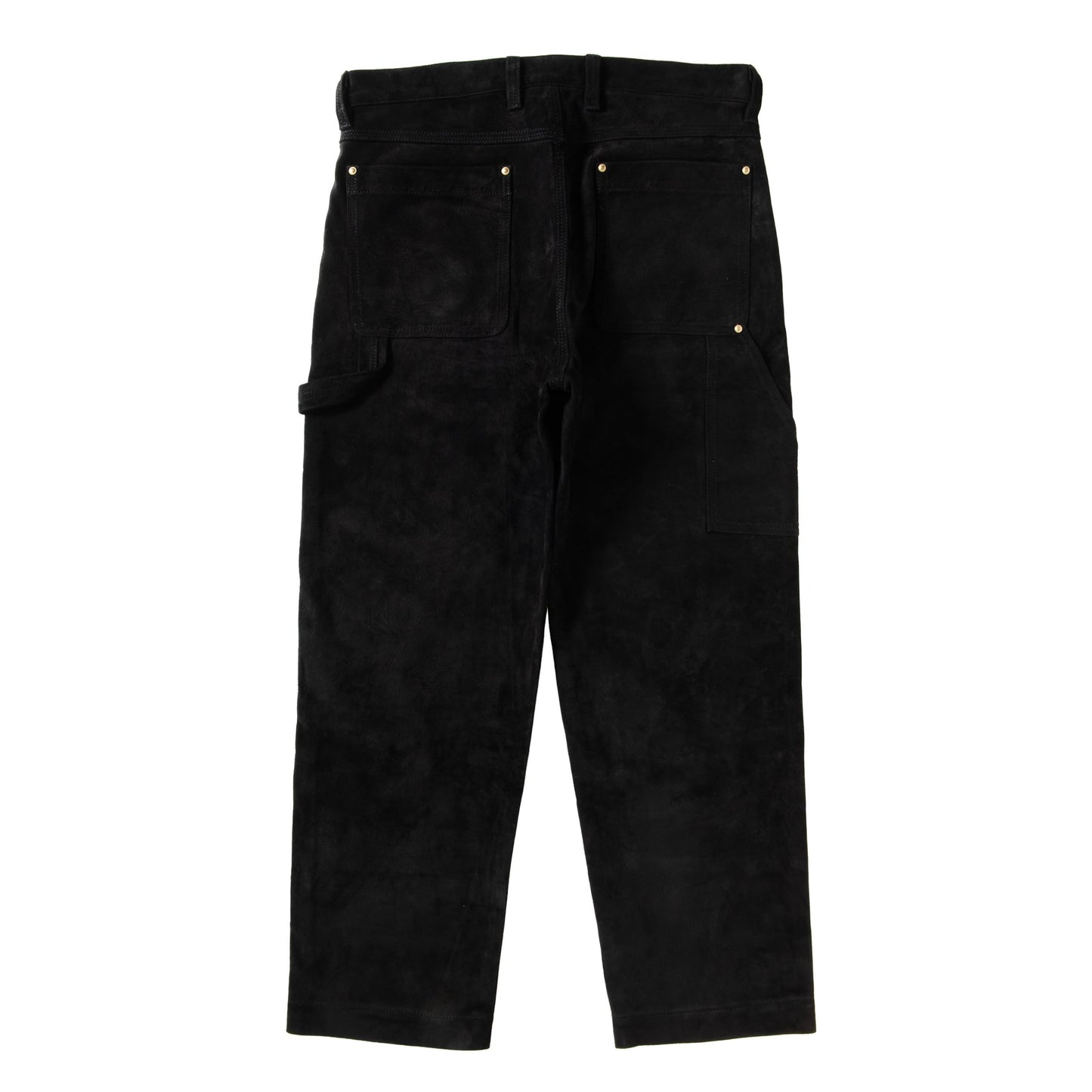 SUEDE W-KNEE PANTS