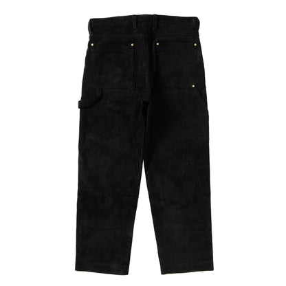 SUEDE W-KNEE PANTS