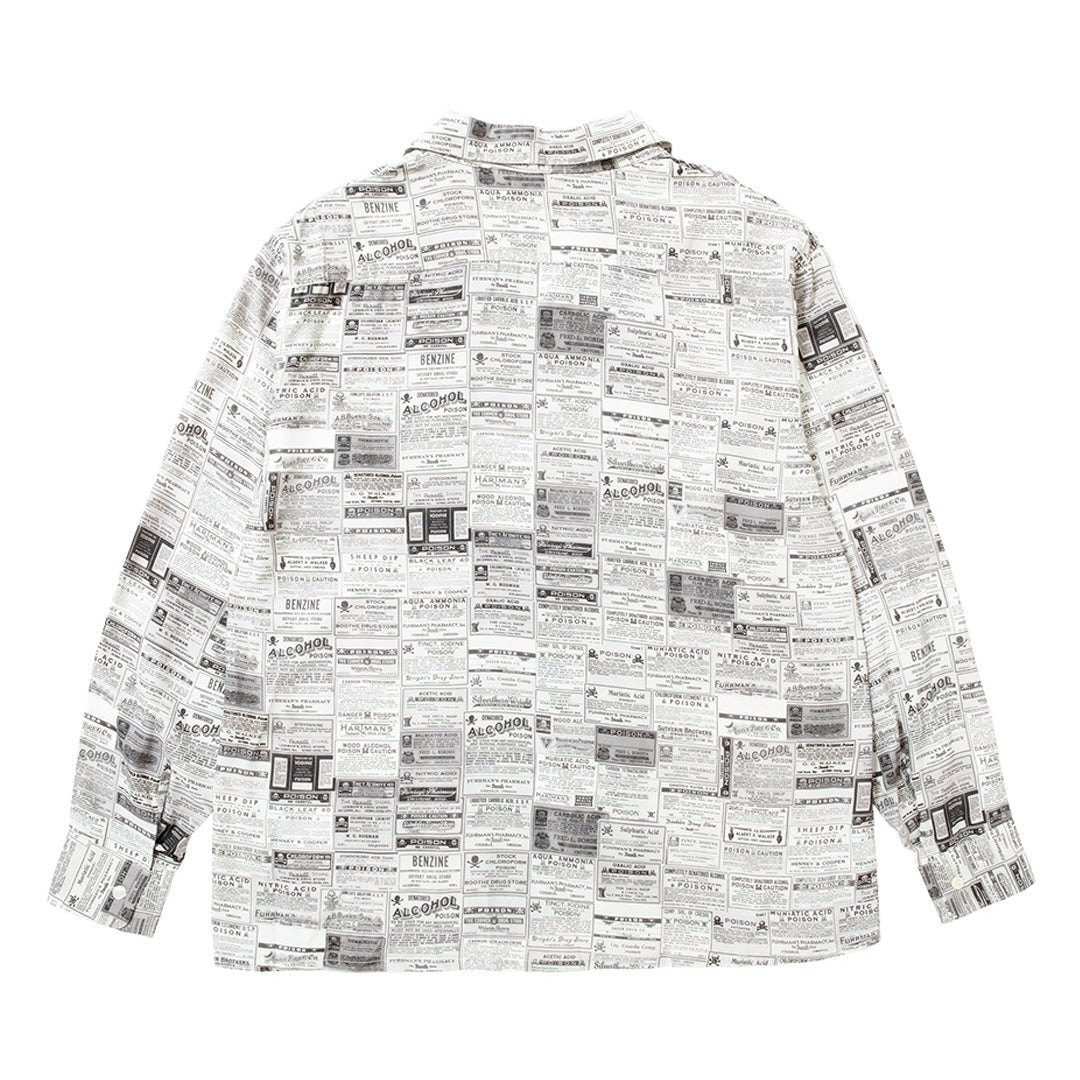 OPEN COLLAR SHIRT『POISON BOTTLE』