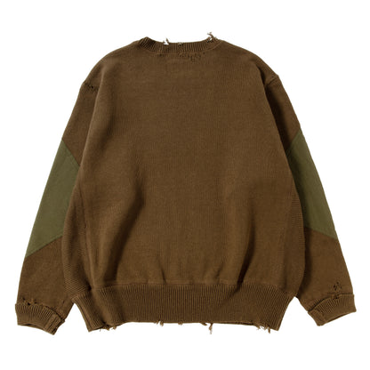 DAMAGED COTTON KNIT