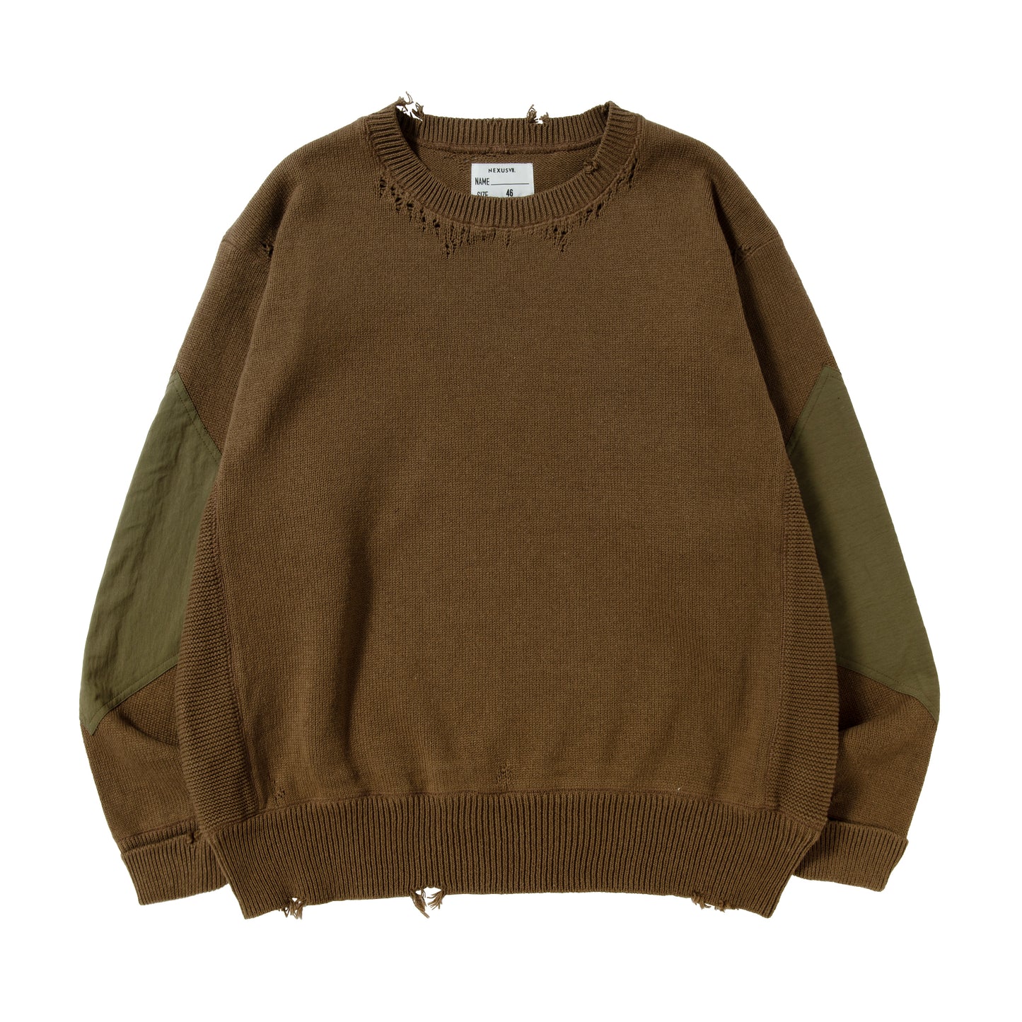 DAMAGED COTTON KNIT