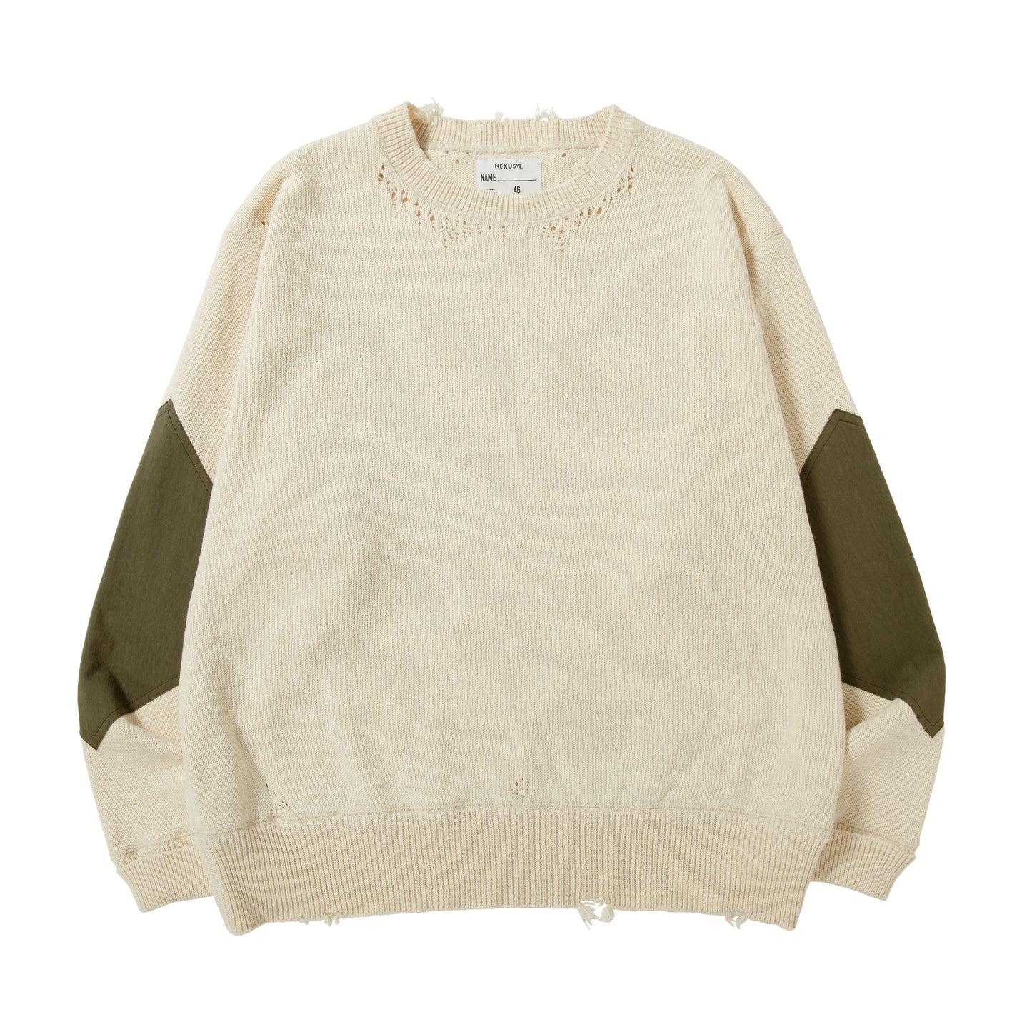 DAMAGED COTTON KNIT